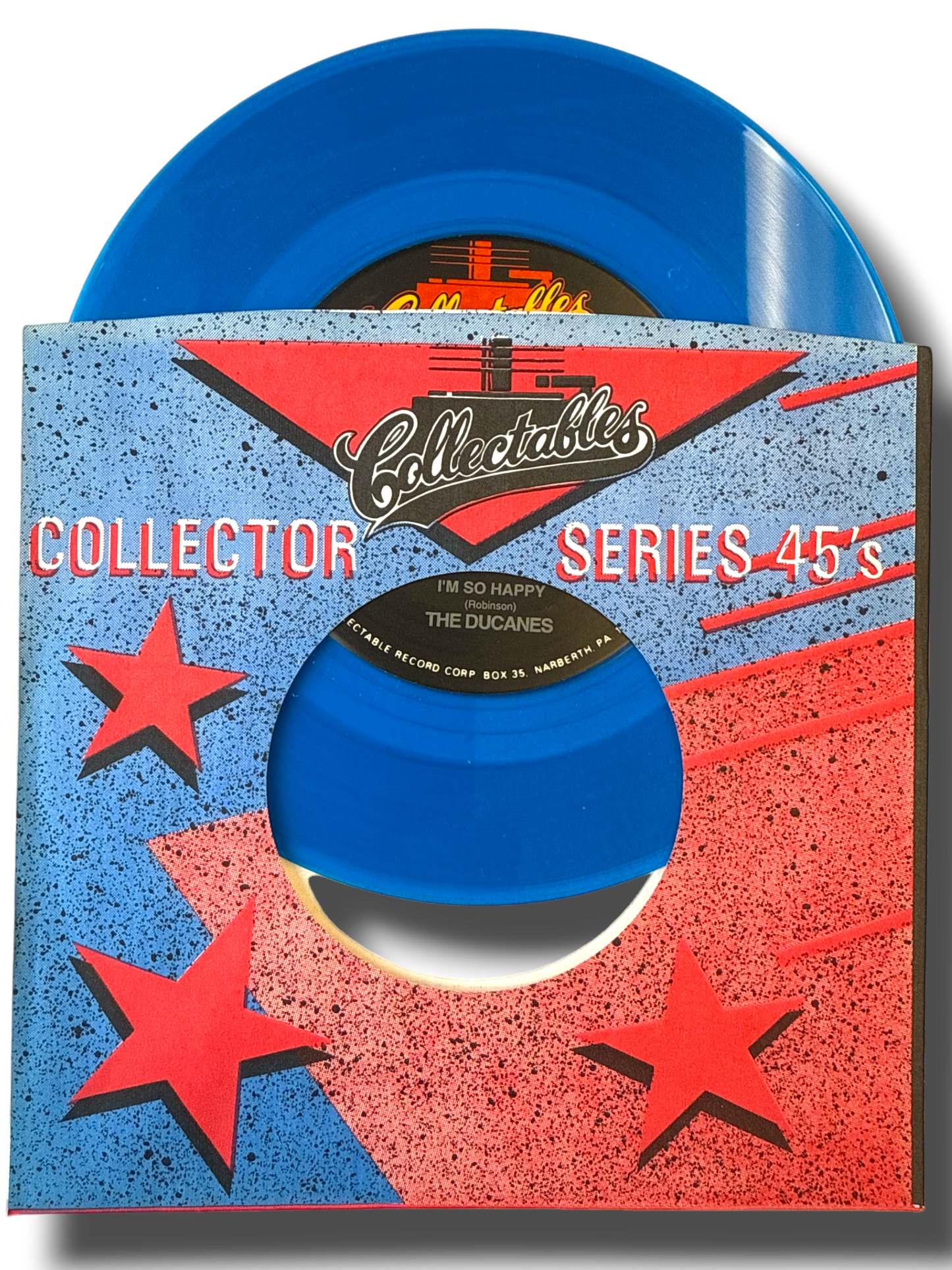 The Ducanes – "I'm So Happy (Tra-La-La)" / "Little Did I Know" – 7" 45 RPM Vinyl Single (Blue Vinyl Reissue)