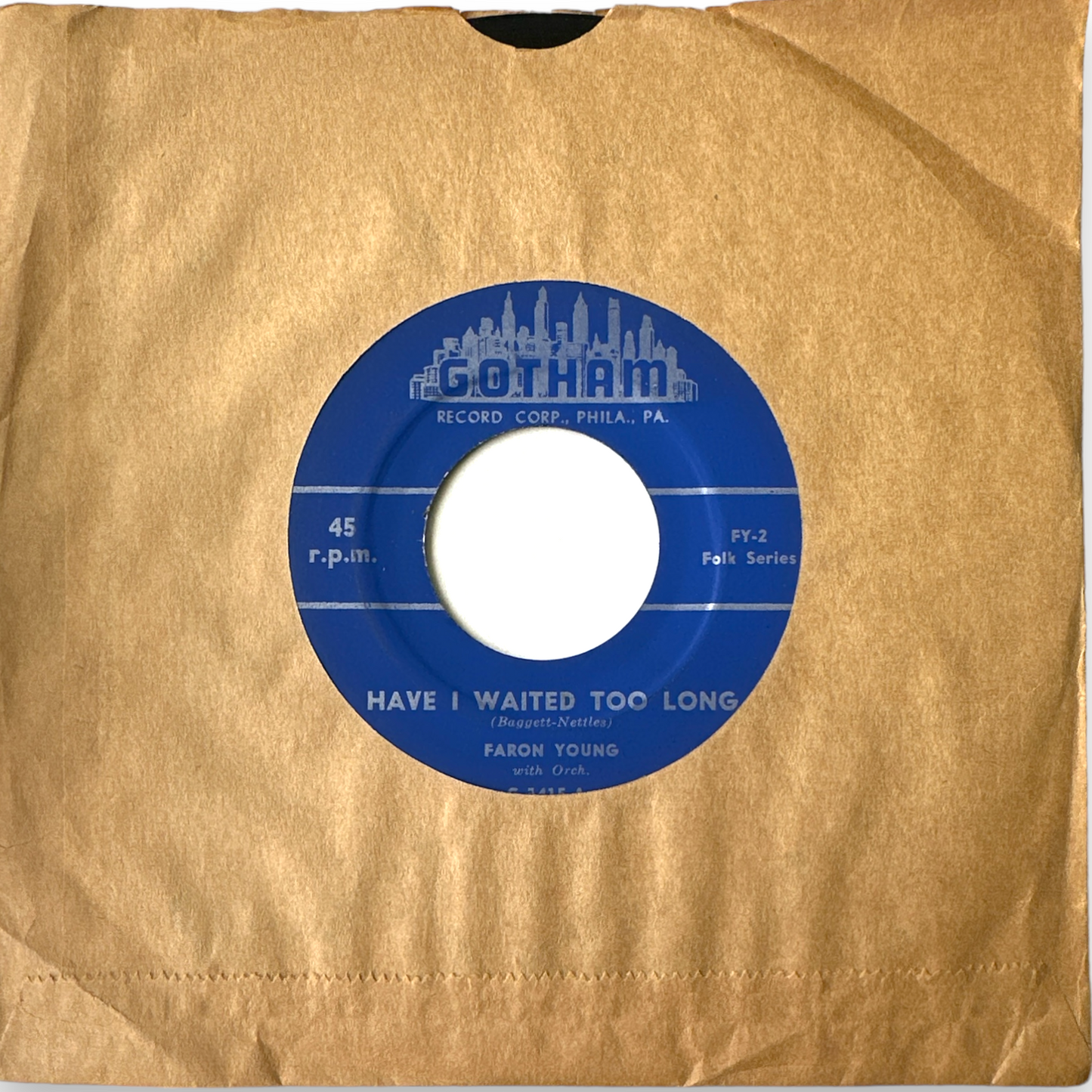 Faron Young - Have I Waited Too Long B/W You're Just Imagination (7" Vinyl, 45 RPM, Single)