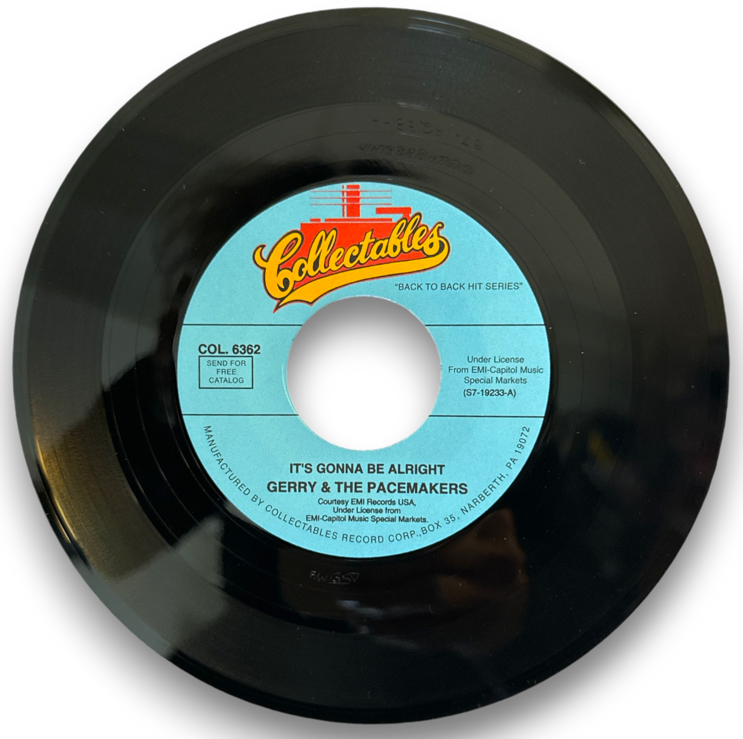 Gerry & The Pacemakers - (7" - 45 rpm) You'll Never Walk Alone / It's Gonna Be Alright