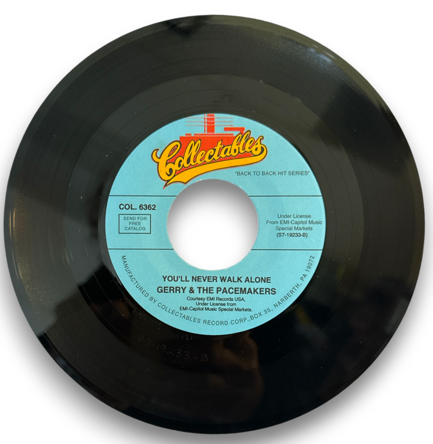 Gerry & The Pacemakers - (7" - 45 rpm) You'll Never Walk Alone / It's Gonna Be Alright