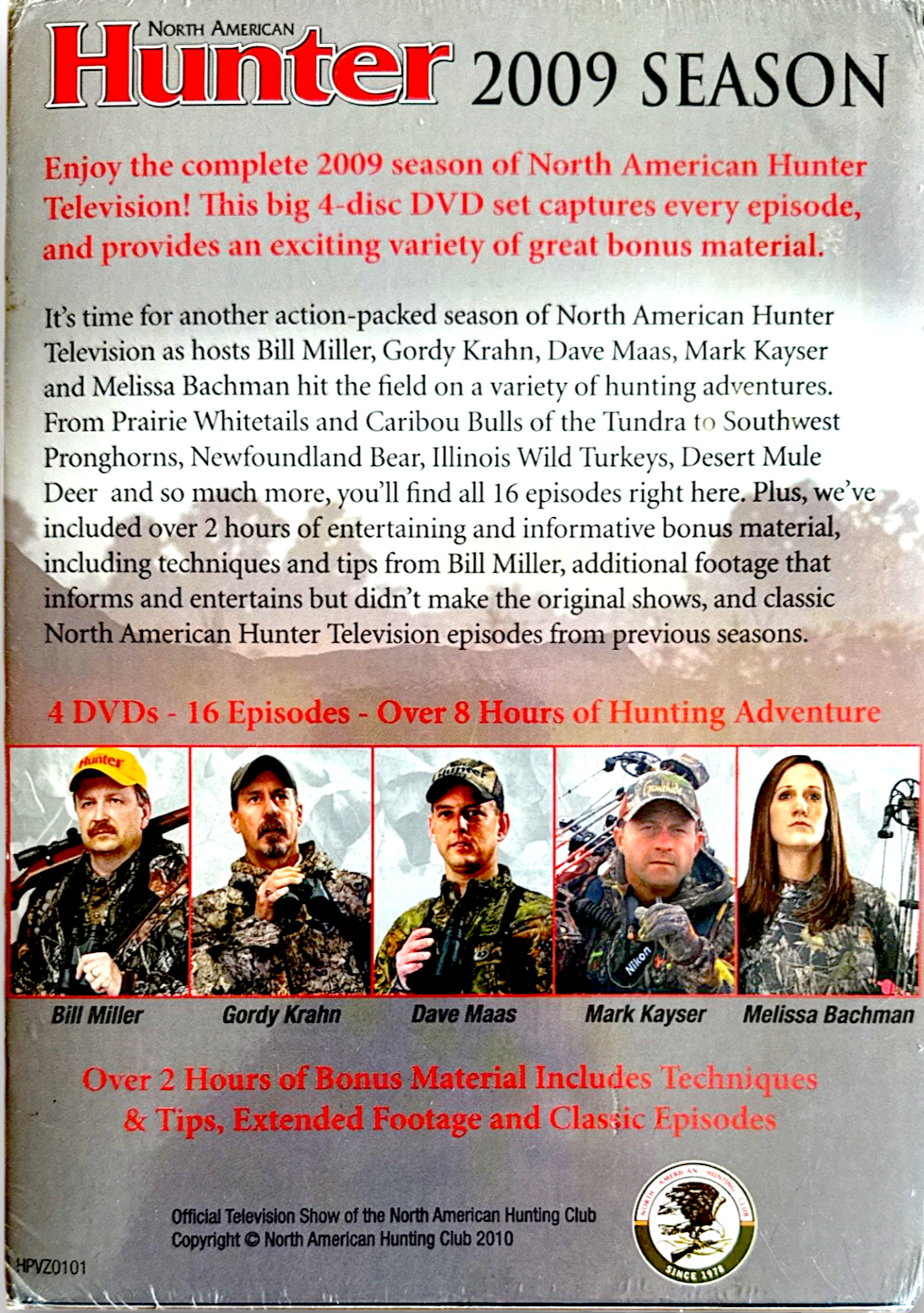 North American Hunter: 2009 Season DVD Set - 4-Disc Collection