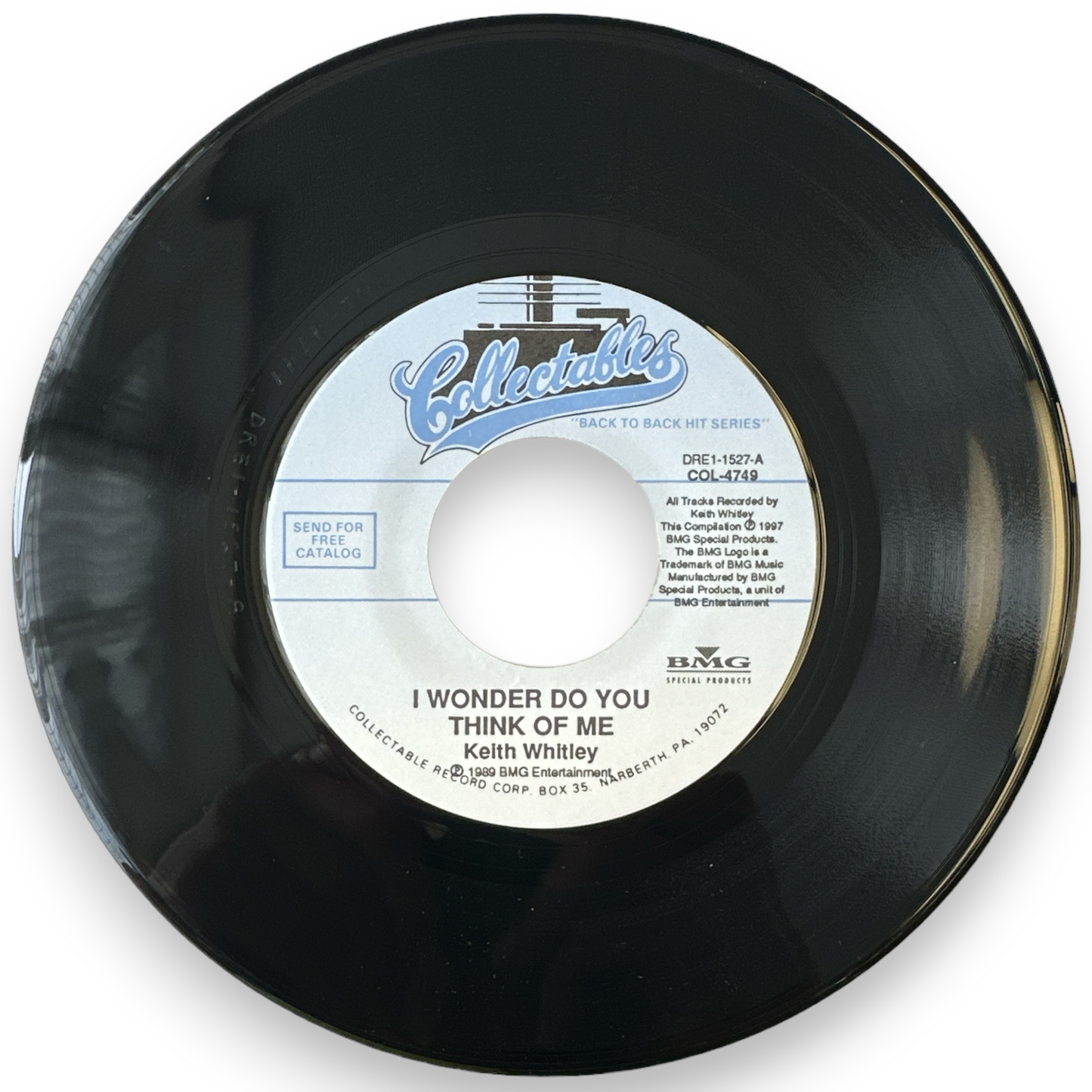 Keith Whitley – I Wonder Do You Think Of Me B/W Miami, My Amy 7" - 45 rpm
