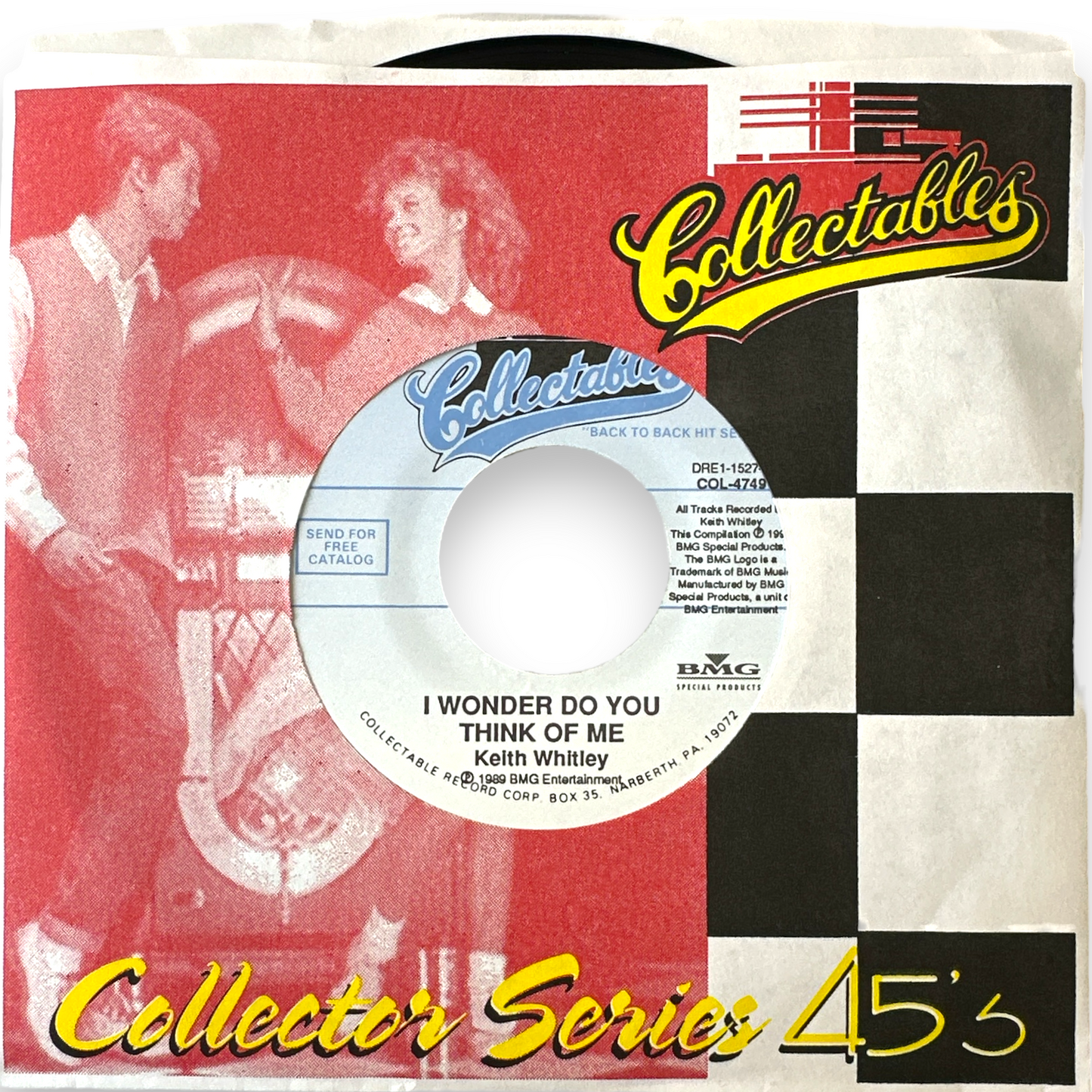 Keith Whitley – I Wonder Do You Think Of Me B/W Miami, My Amy 7" - 45 rpm