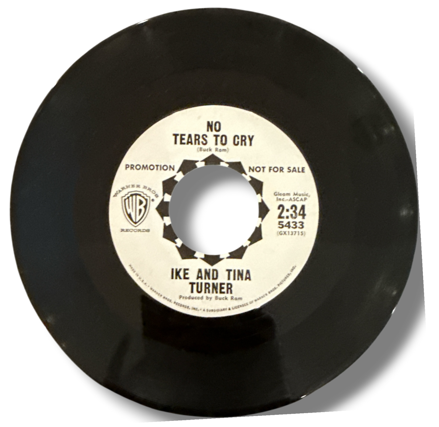 Ike & Tina Turner - No Tears To Cry / A Fool For A Fool 1964 Promo (New & Mint)