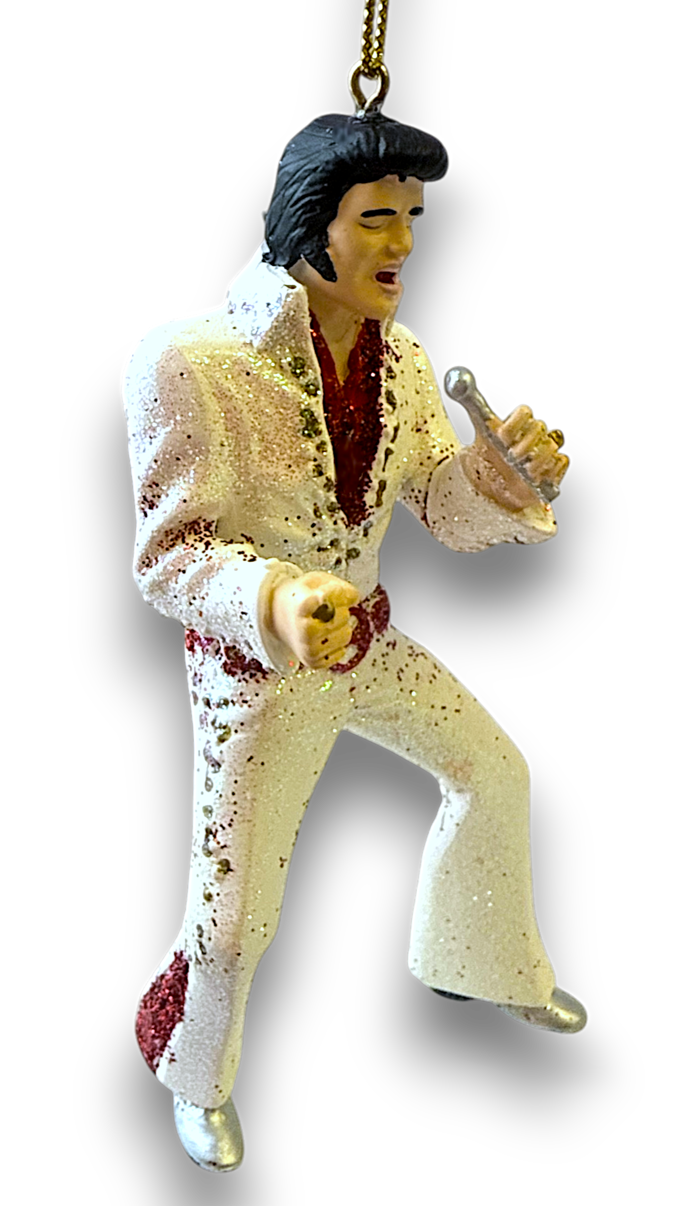 Elvis Presley Ornament - Jumpsuit Style (Blue Jumpsuit) Kurt S. Adler (New)