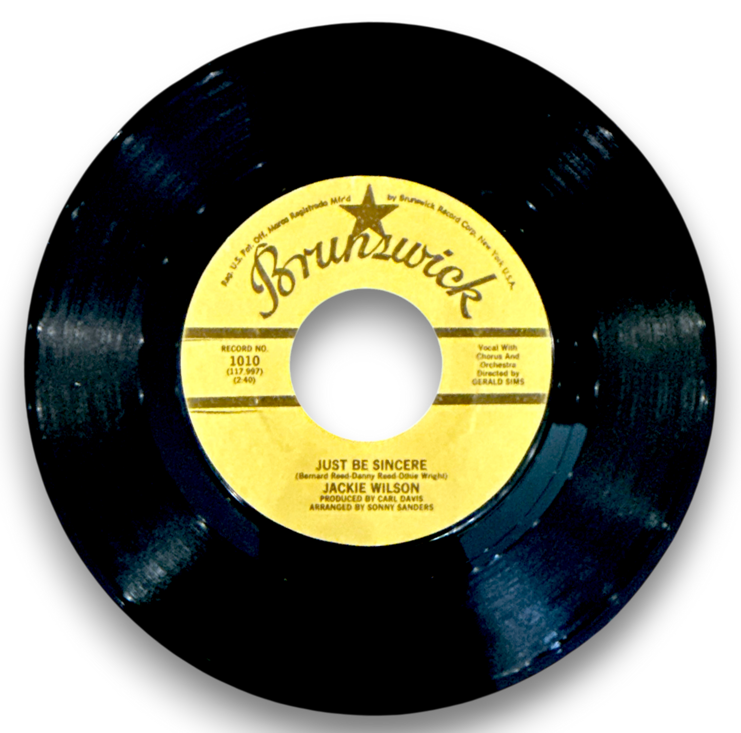 Jackie Wilson - I Don't Want To Lose You / Just Be Sincere (Brunswick 1010-New & Mint)