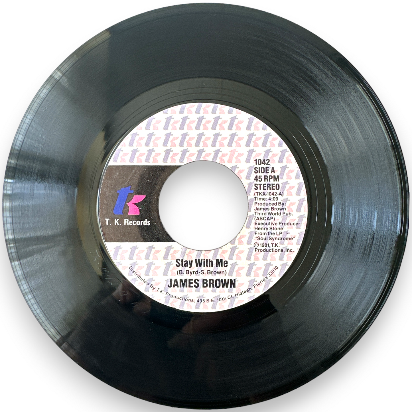 James Brown - Stay With Me B/W Smokin' & Drinkin' 7" Single (NEW)
