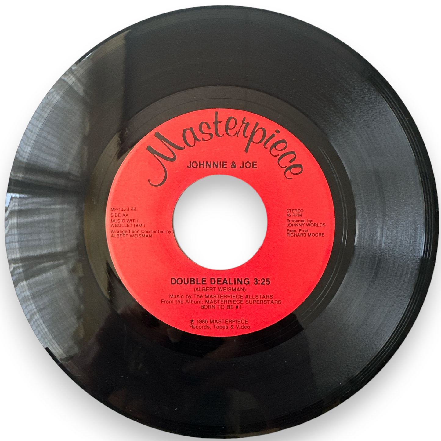 Johnnie & Joe / Baby Washington Double Dealing / How Did Time Fly By? 7" Single Rare & Hard To Find