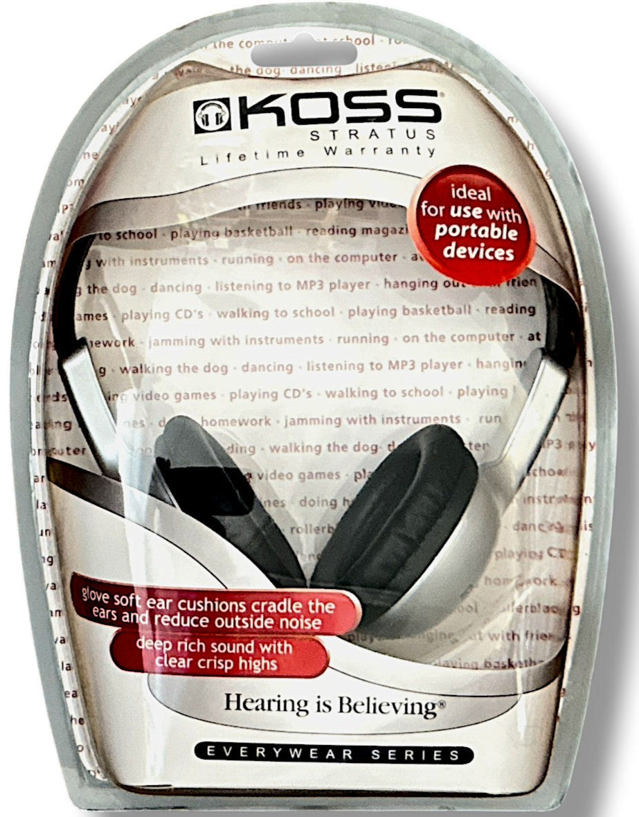 On-Ear Headphones - Koss UR10 - Durable, Lightweight & Versatile (NEW & MINT)