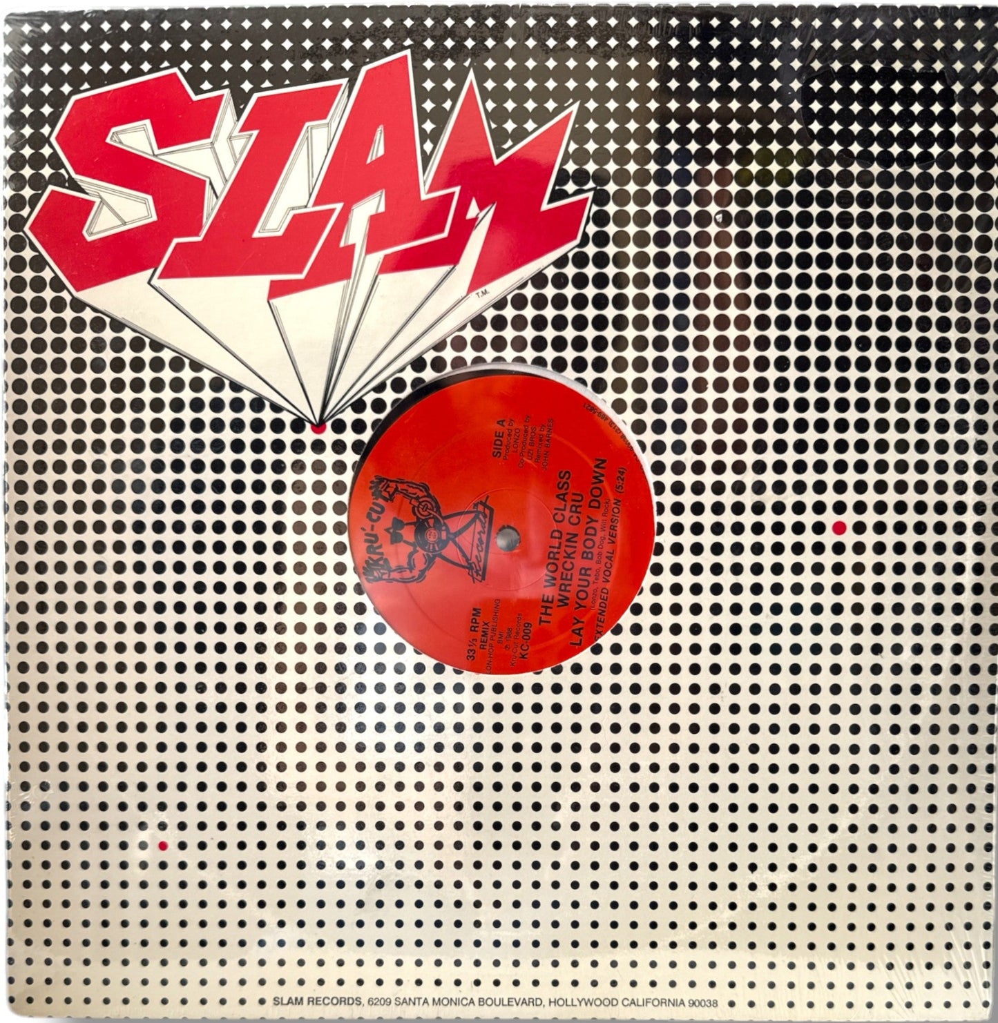 The World Class Wreckin' Cru – Lay Your Body Down (1988, US 12" Vinyl) New & Mint