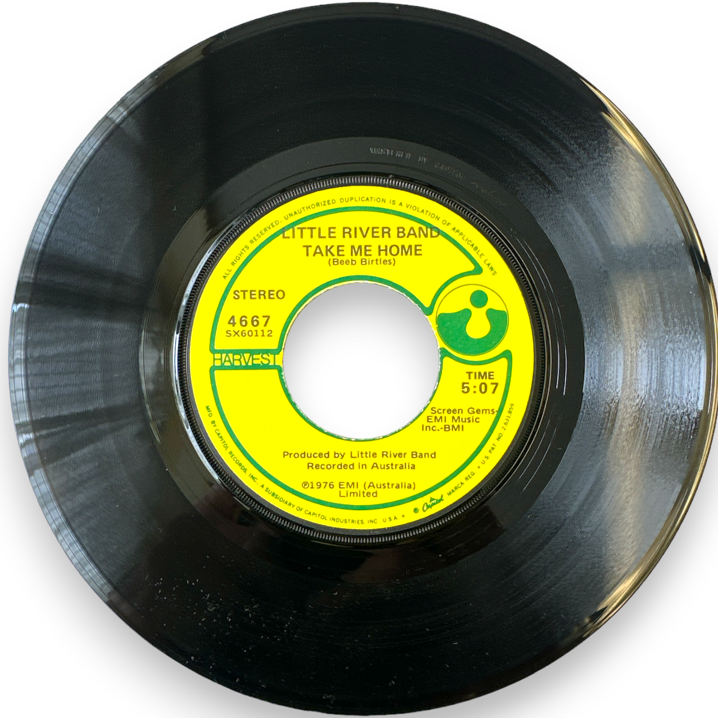 Little River Band - Lady B/W Take Me Home - Harvest EMI Austrialia 1976