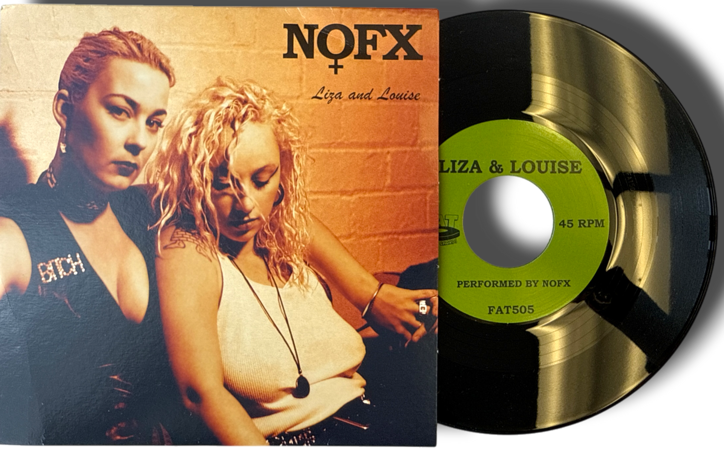 NOFX – Liza And Louise / The Fastest Longest Line – 7" 45 RPM Vinyl Single (2011 Reissue)