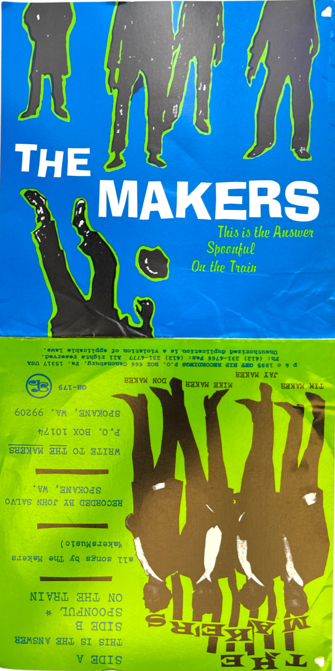 The Makers – This Is The Answer / Spoonful / On The Train – 7" 45 RPM Vinyl Single (Promo)