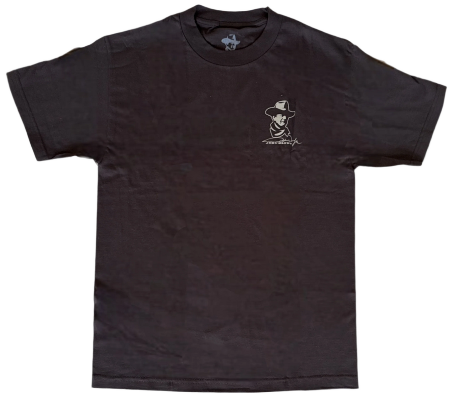 John Wayne Life Rules T-Shirt A Man’s Got To Do Double Sided 100% Cotton Medium