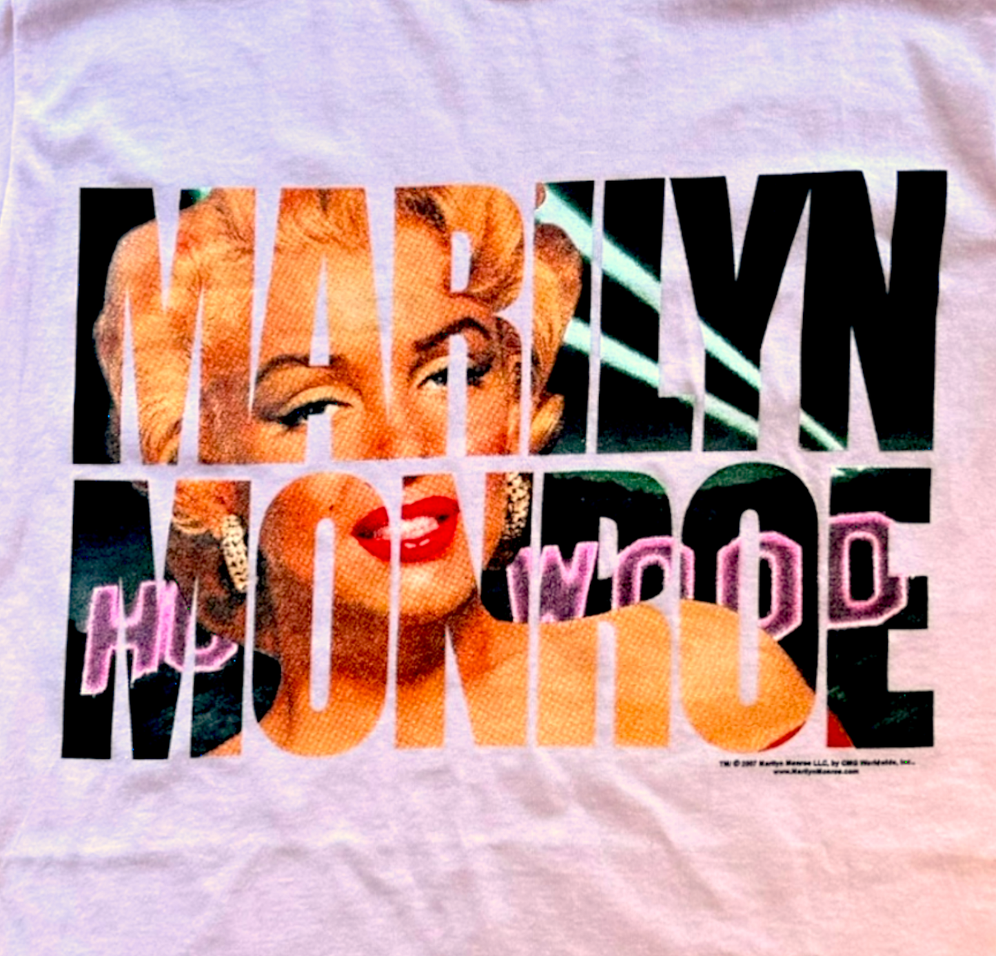 π Marilyn Monroe β Hollywood On Pink 100% Cotton π