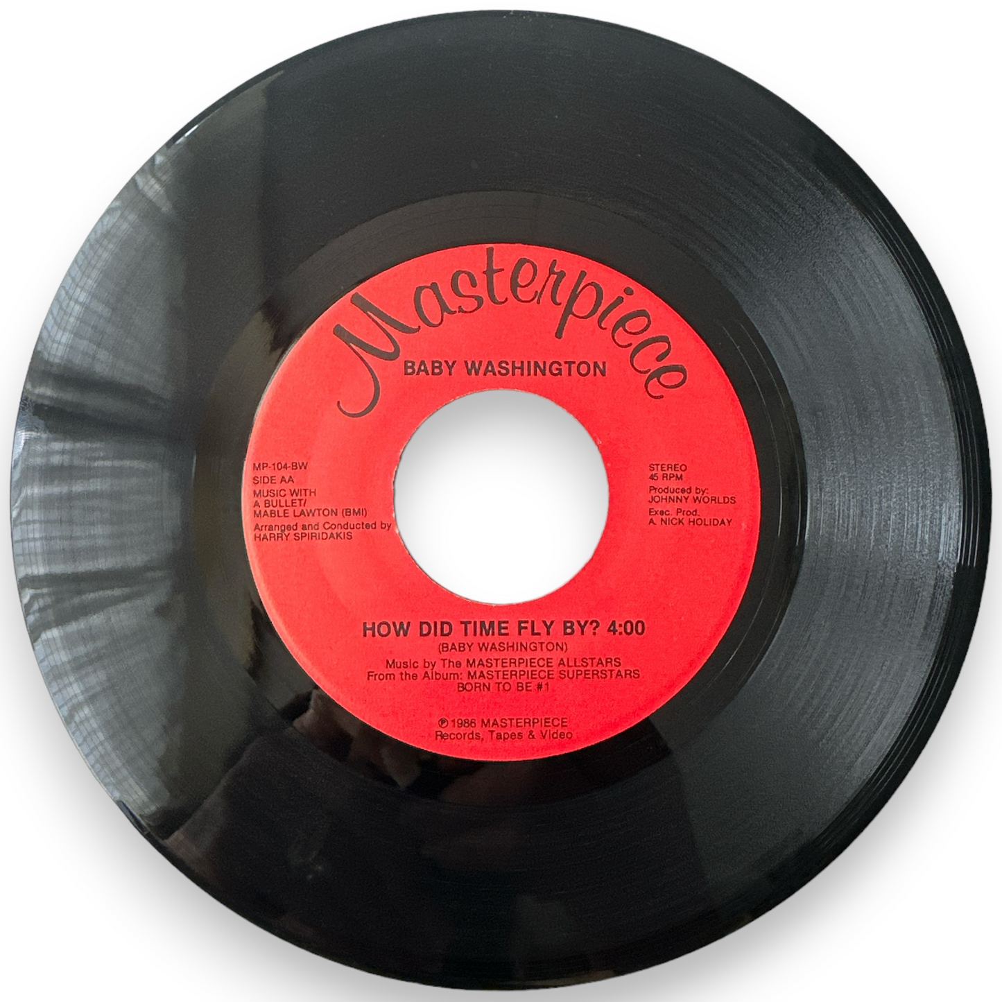 Johnnie & Joe / Baby Washington Double Dealing / How Did Time Fly By? 7" Single Rare & Hard To Find