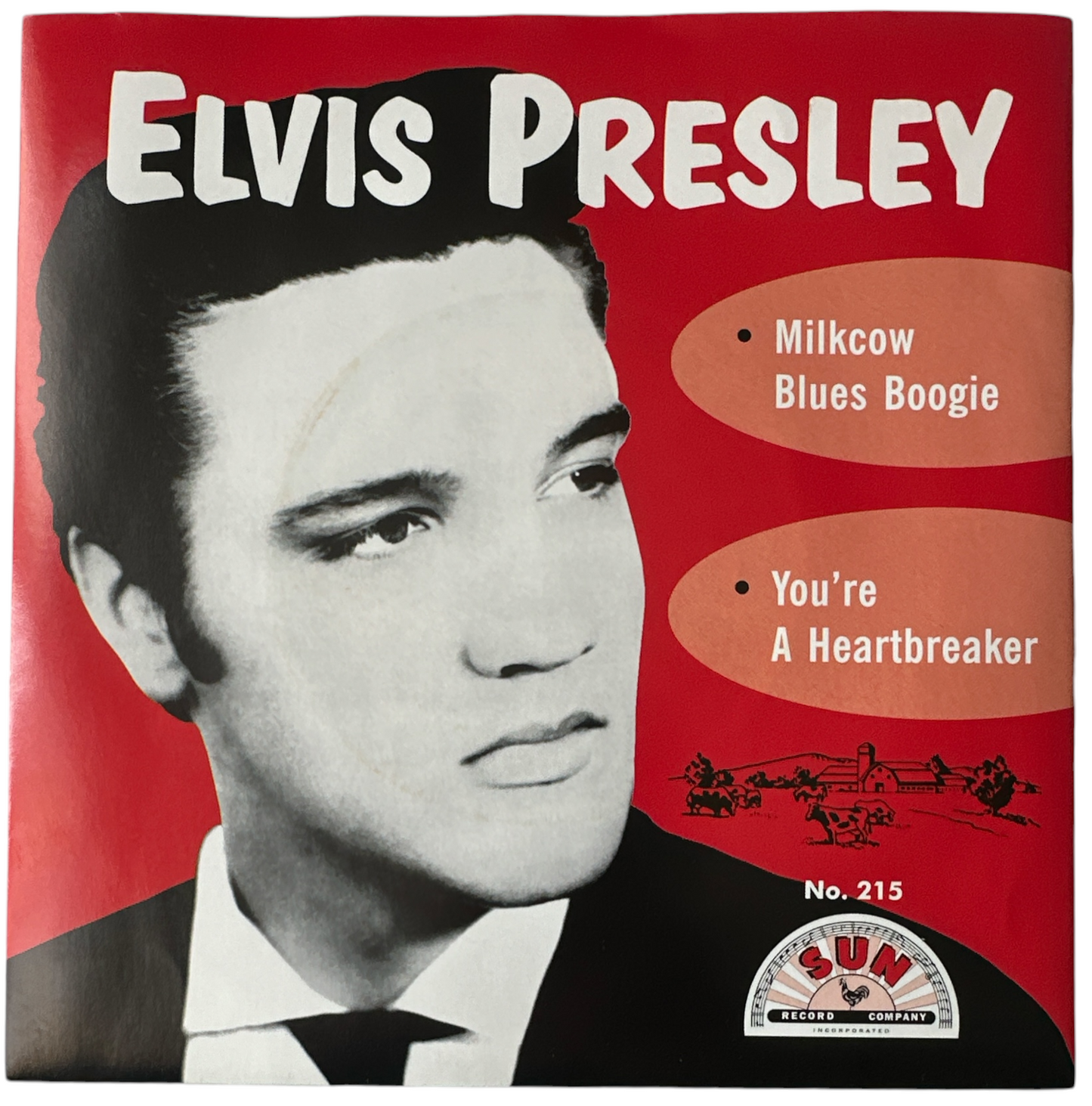 Elvis Presley - Milkcow / You're A Heartbreaker -7" 45rpm Red Virgin Vinyl (NEW)
