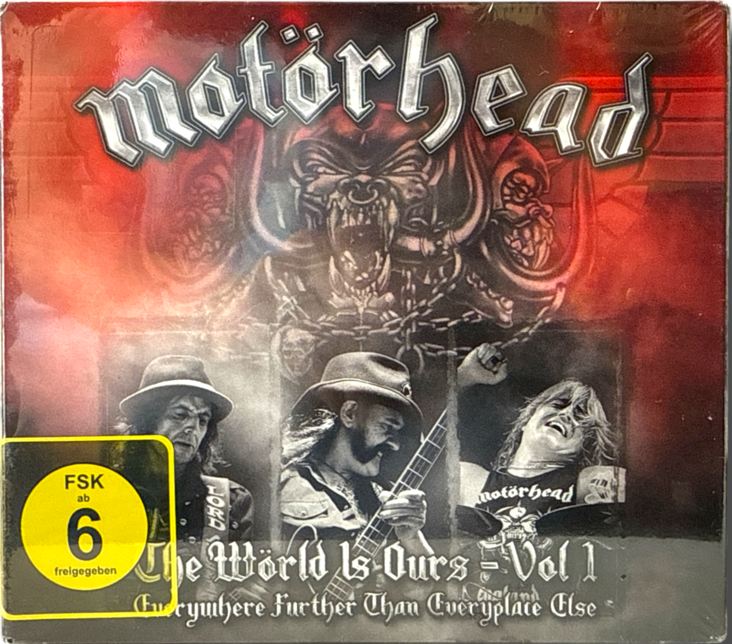 Motörhead – The Wörld Is Ours Vol.1 DVD + 2CD Deluxe Digipak 2011 New & Mint