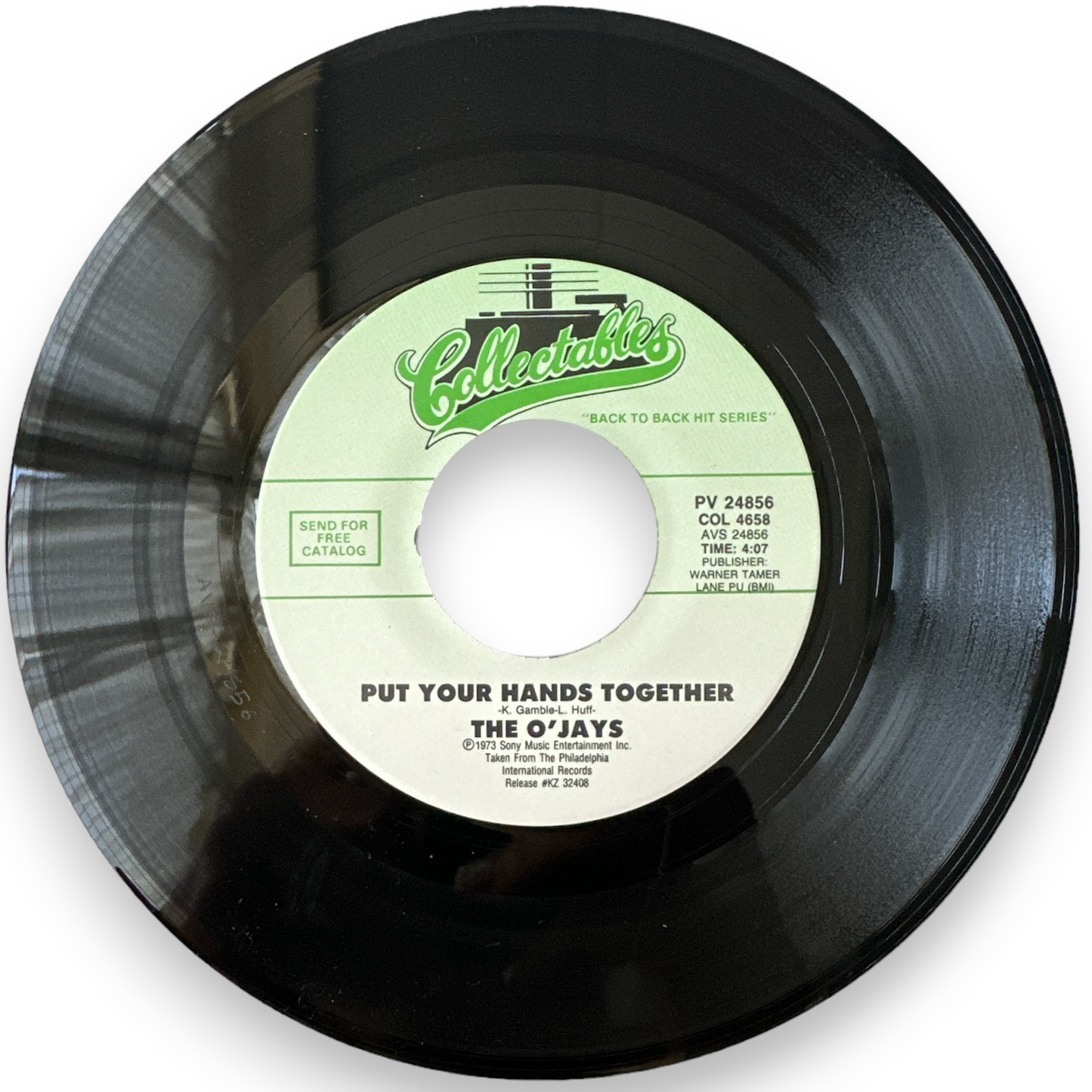 The O'Jays - Put Your Hands Together B/W Stairway To Heaven 7" Single (NEW)