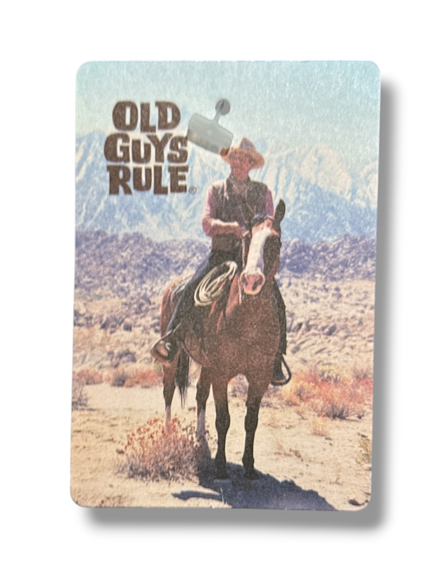 John Wayne T-Shirt –There are Some Things A Man Can't Run From Old Men Rule 100% Cotton
