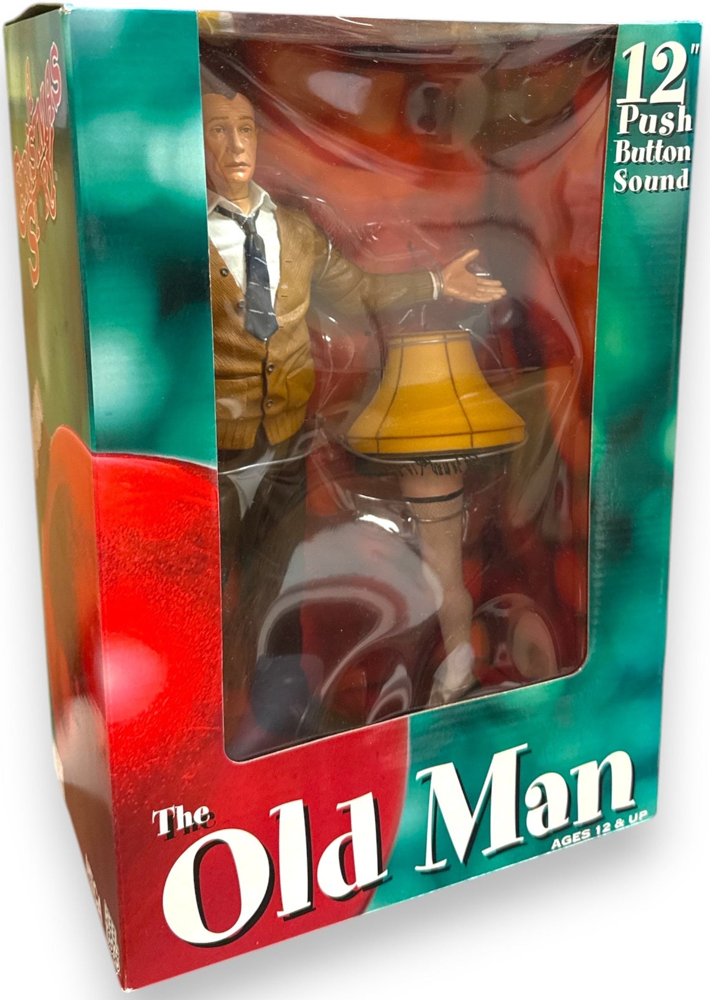 A Christmas Story 12" Action Figure -The Old Man & Leg Lamp Push Button Figure