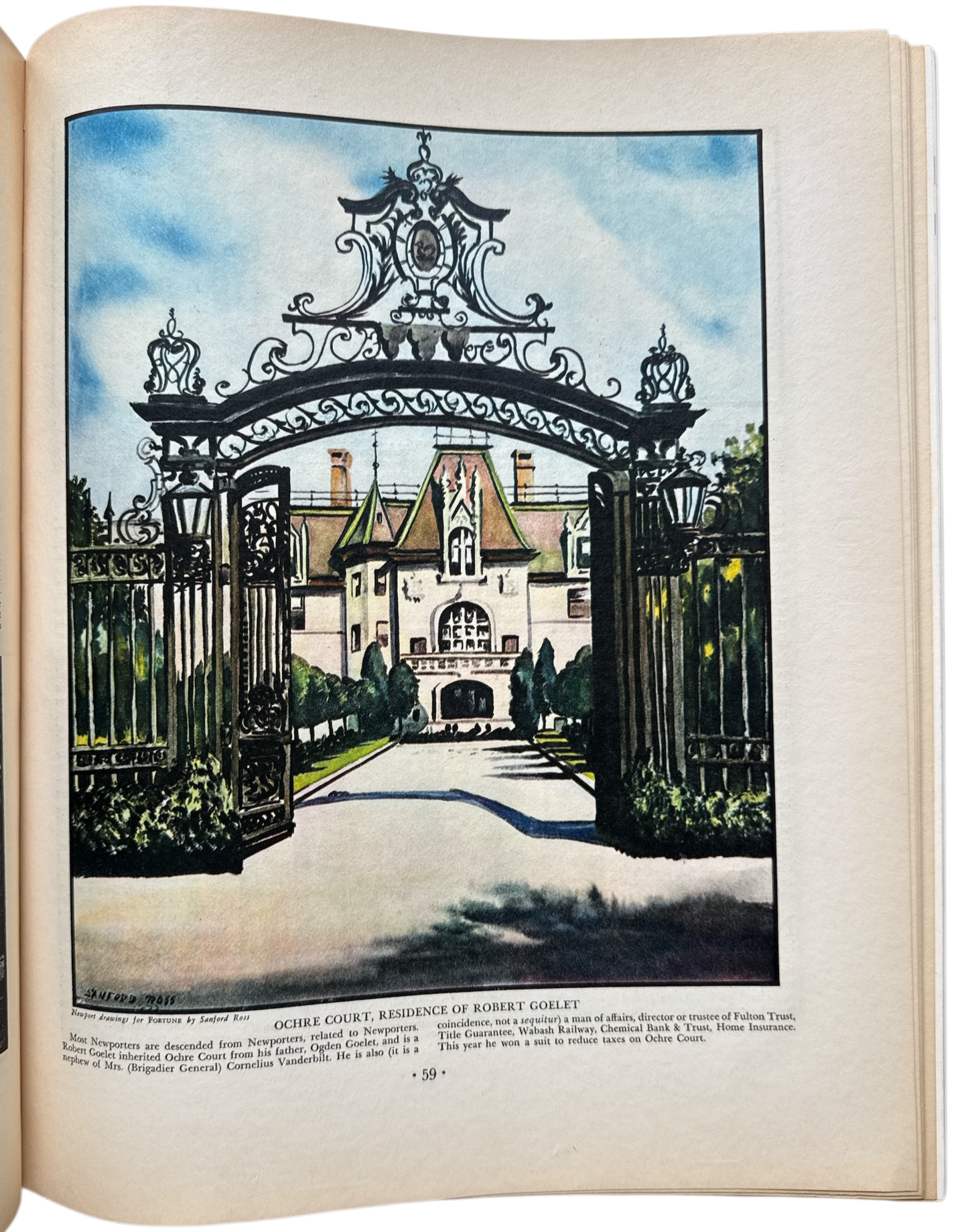 Fortune Magazine – September 1933 – Vol.III No.3 Cover – Near Mint