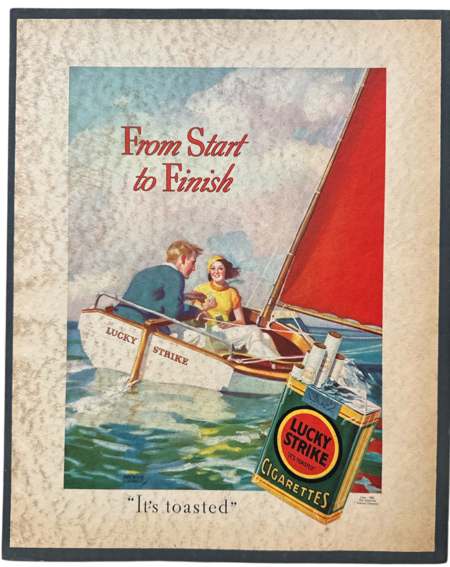 Fortune Magazine – September 1933 – Vol.III No.3 Cover – Near Mint
