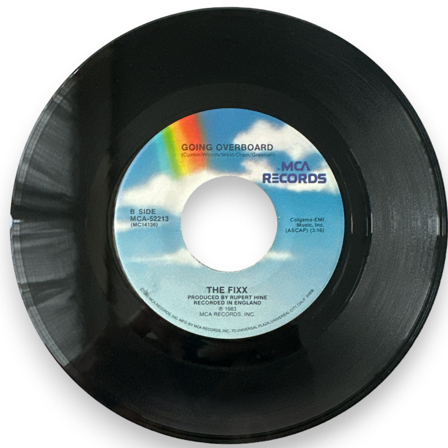 The Fixx - Saved By Zero B/W Going Overboard (7" Single 45 rpm) Brand New
