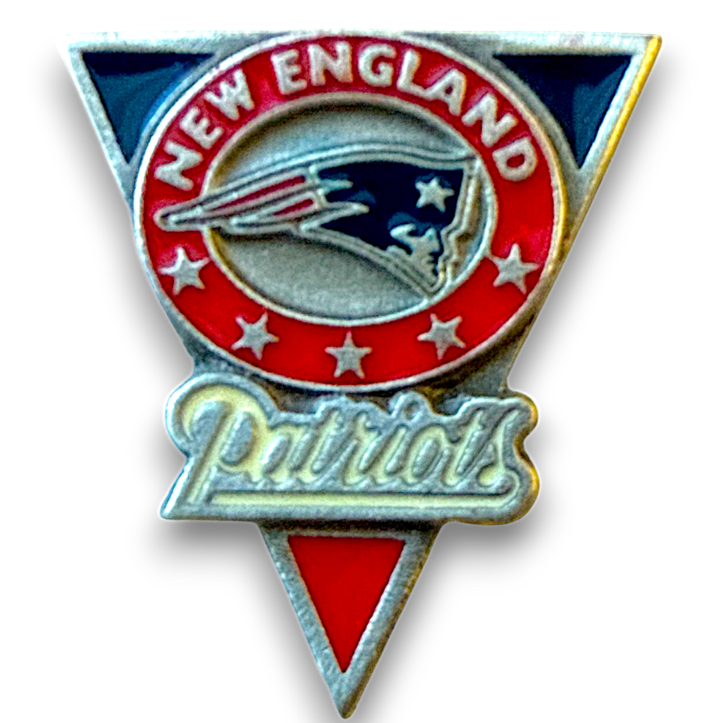 Football - NFL - New England Patriots Arrowhead Lapel Pin Officially Licensed