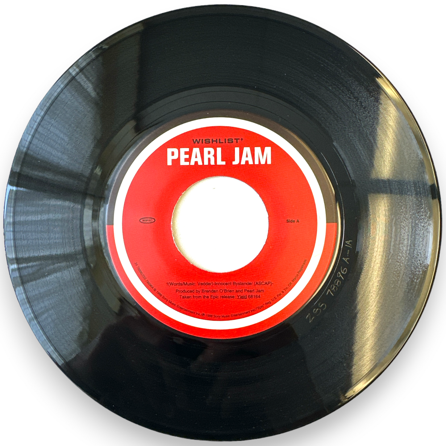 Pearl Jam - Wishlist - U - Brain Of J Live - 7" 45 rpm (New & Sealed)