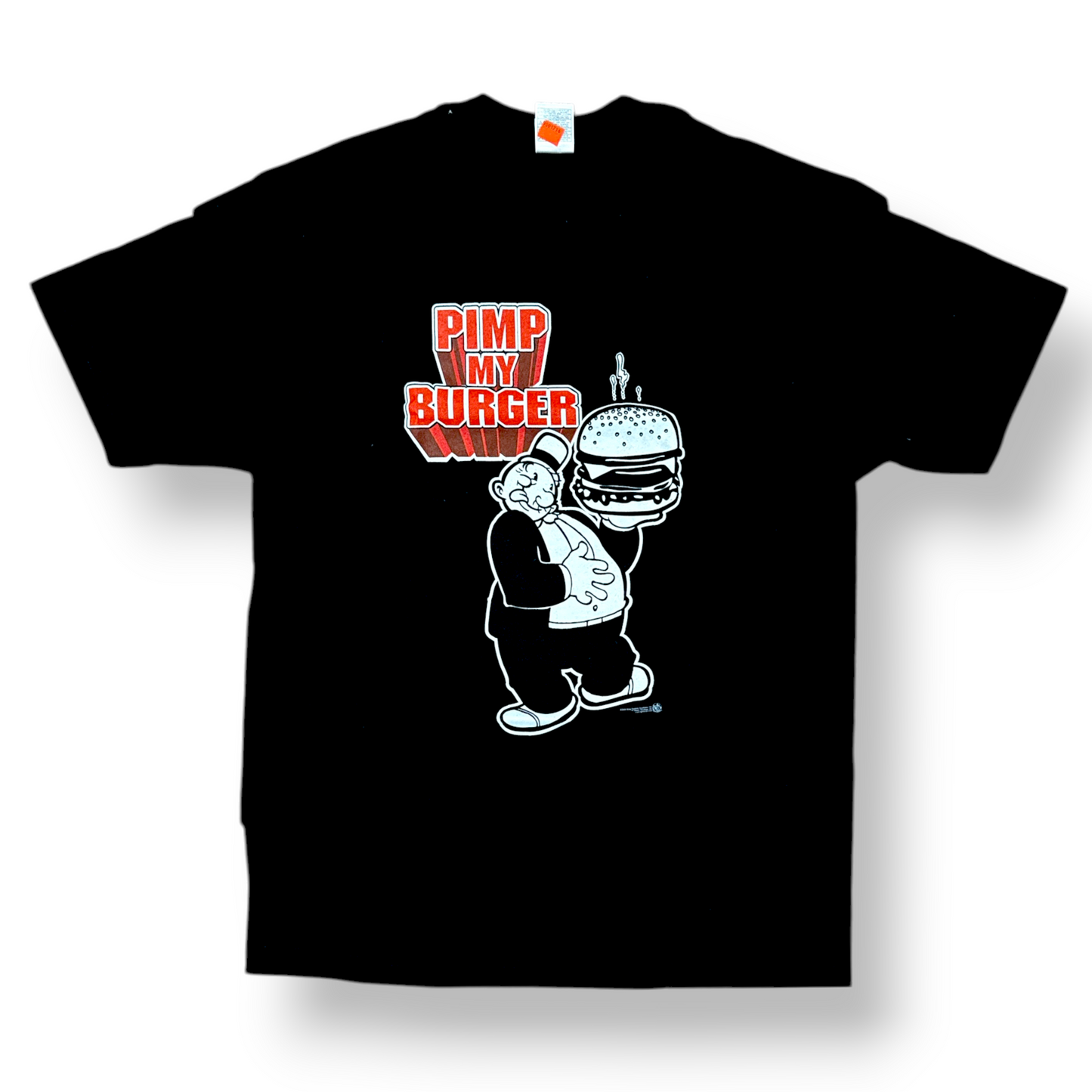 Popeye – T-Shirt Wimpy – Pimp My Burger – Retro Style – 100% Cotton – Officially Licensed