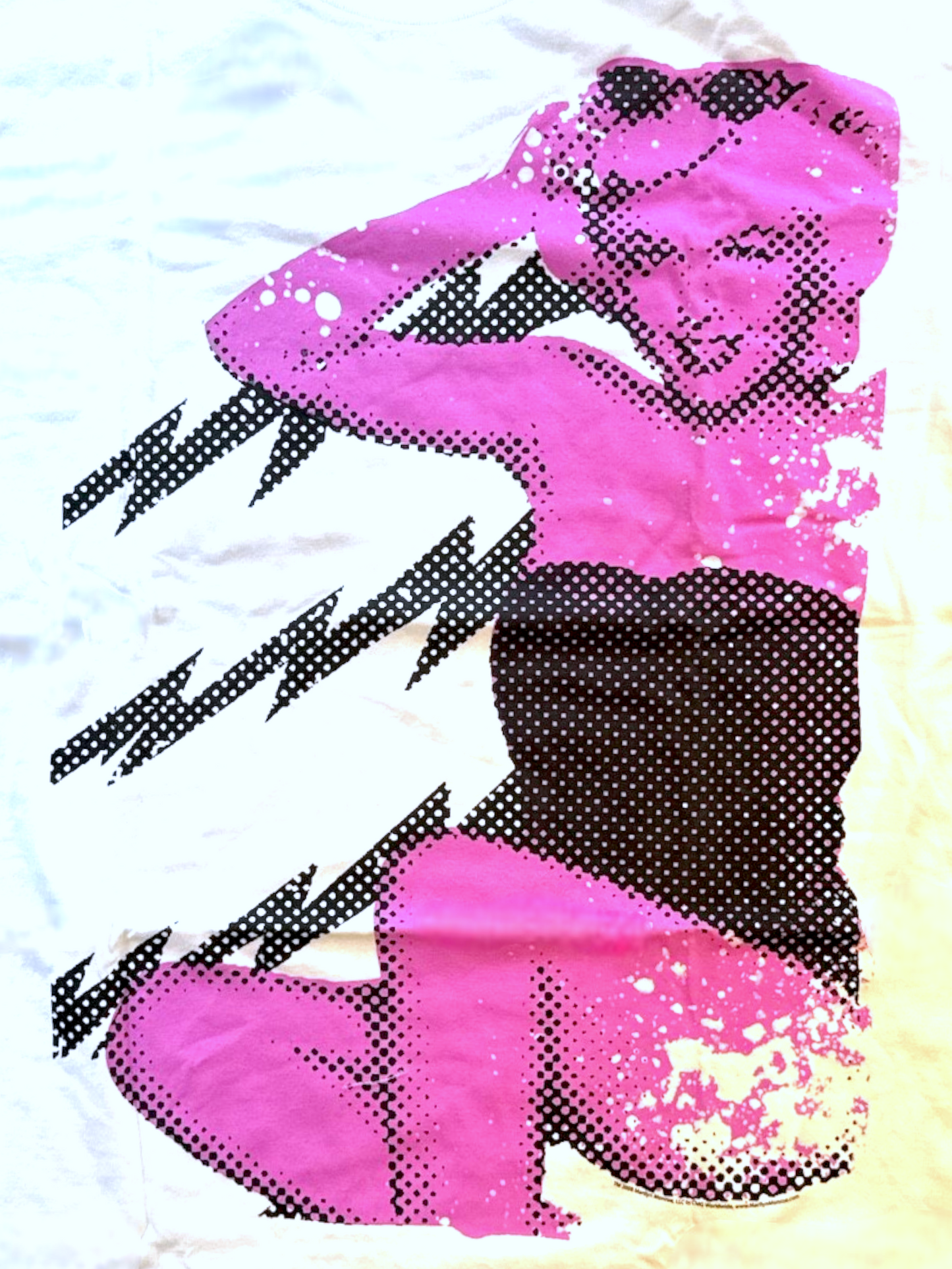 π Marilyn Monroe β Purple Dot Art T-Shirt on White π
