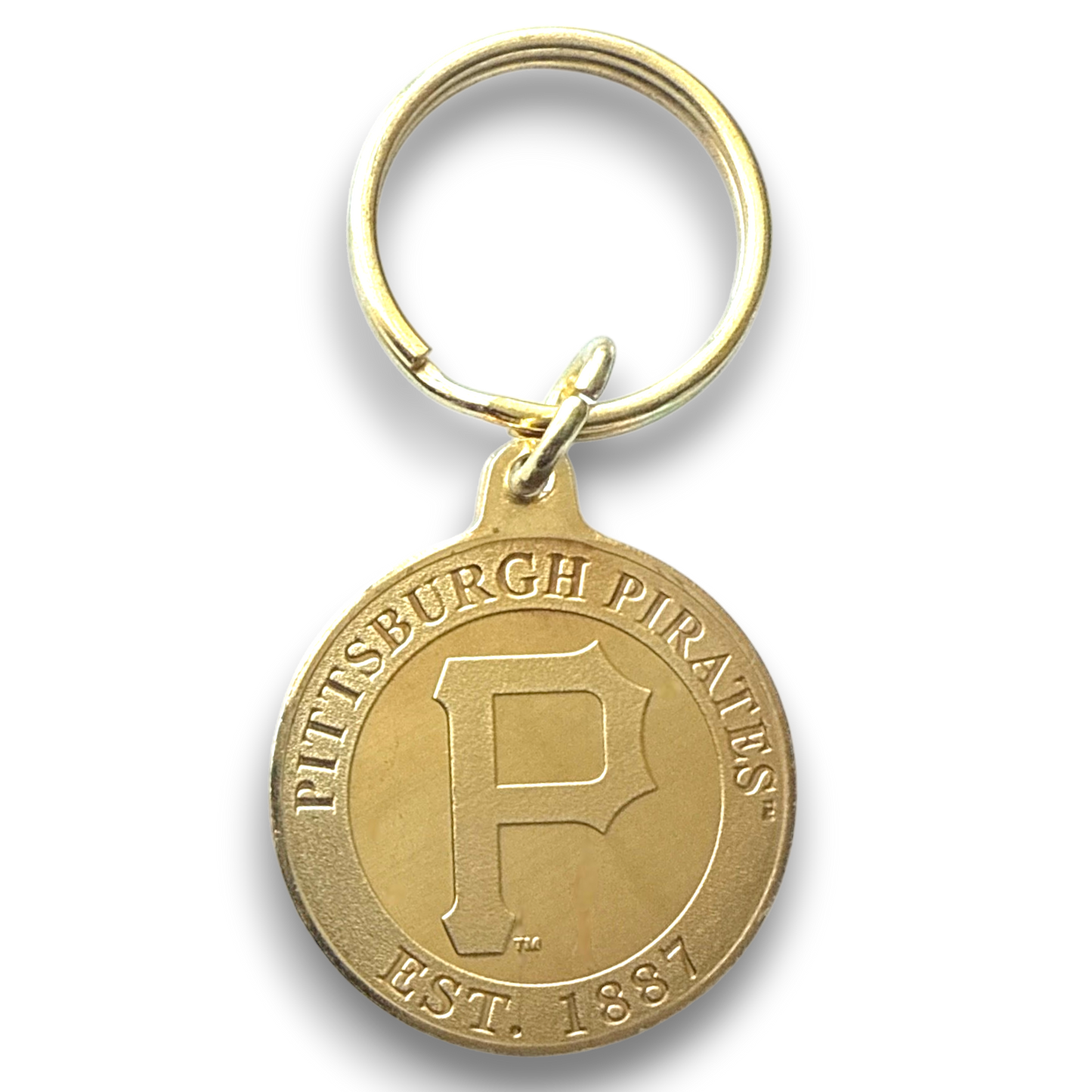MLB - Baseball - Pittsburgh Pirates Bronze Key Chain - Highland Mint