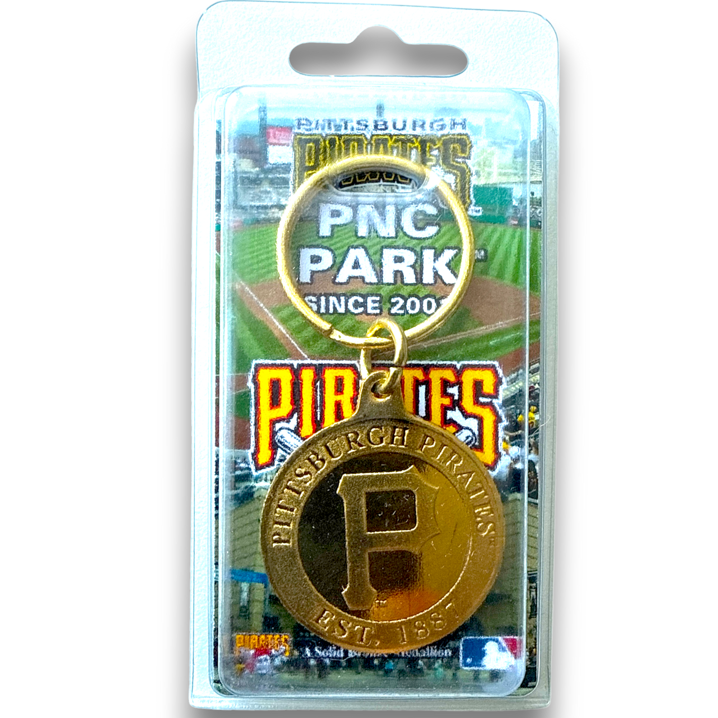 MLB - Baseball - Pittsburgh Pirates Bronze Key Chain - Highland Mint