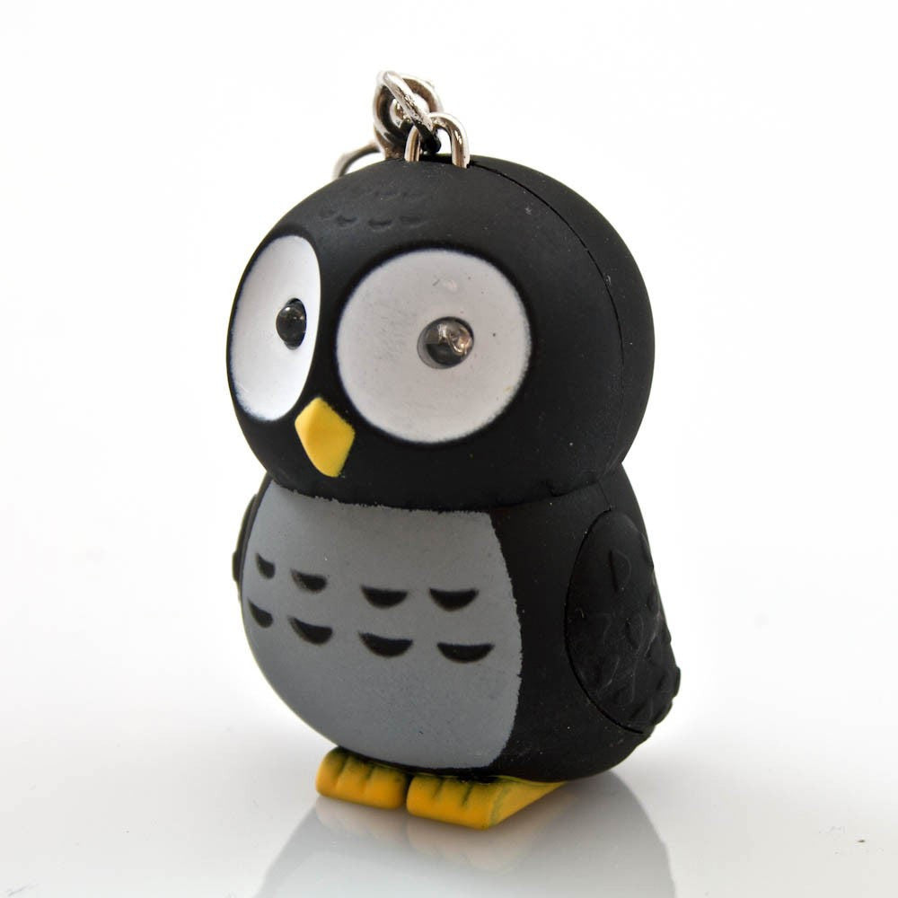 🦉Owl LED Keyring - With Super-Bright Light & Hooting Sound - From Kikkerland🦉