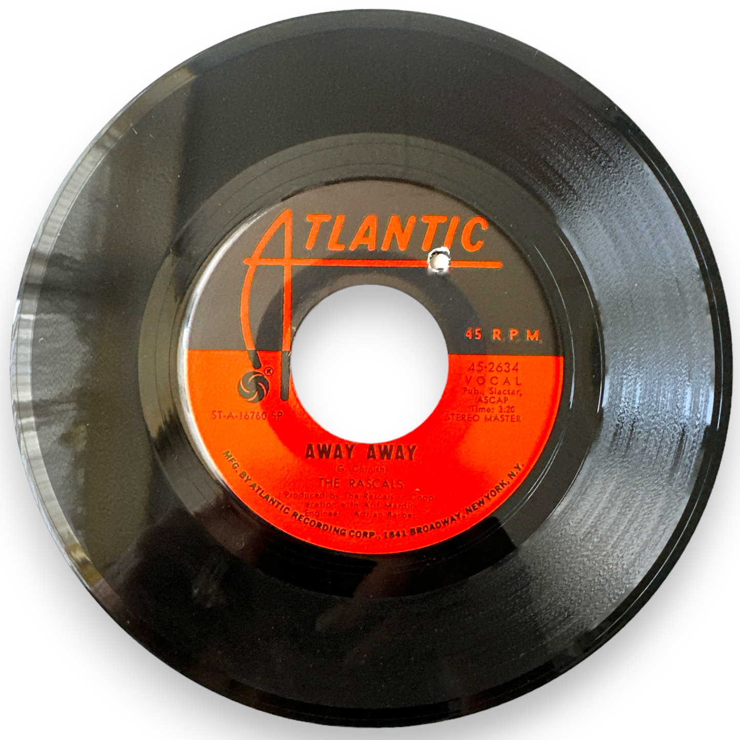 The Rascals - See B/W Away Away 7" Single Brand New in Picture Sleeve
