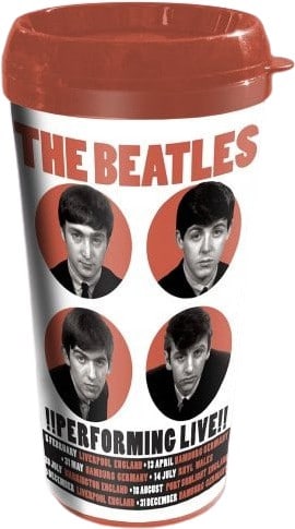 The Beatles - 1962 Performing Live: 16 oz. Plastic Travel Mug