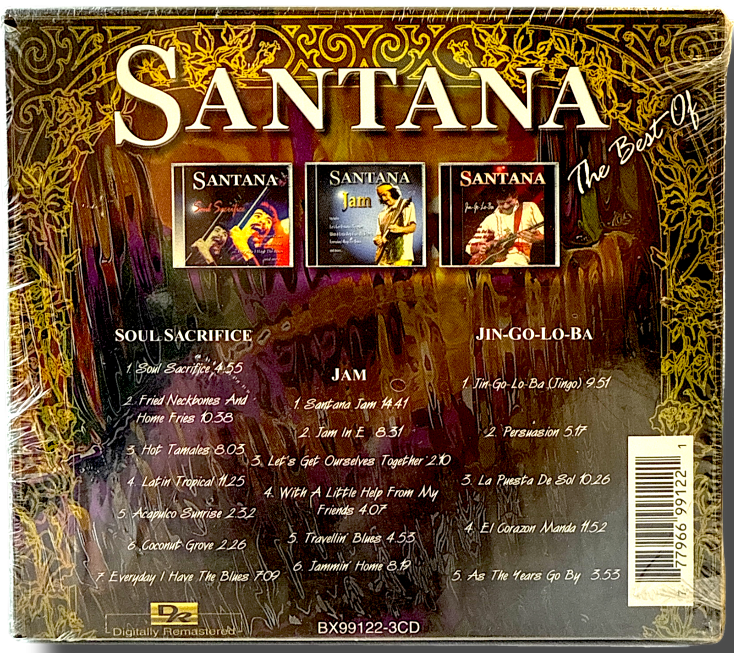 🎸 Santana – The Best Of (3-CD Box Set, 1995, Retro Music) 🎶
