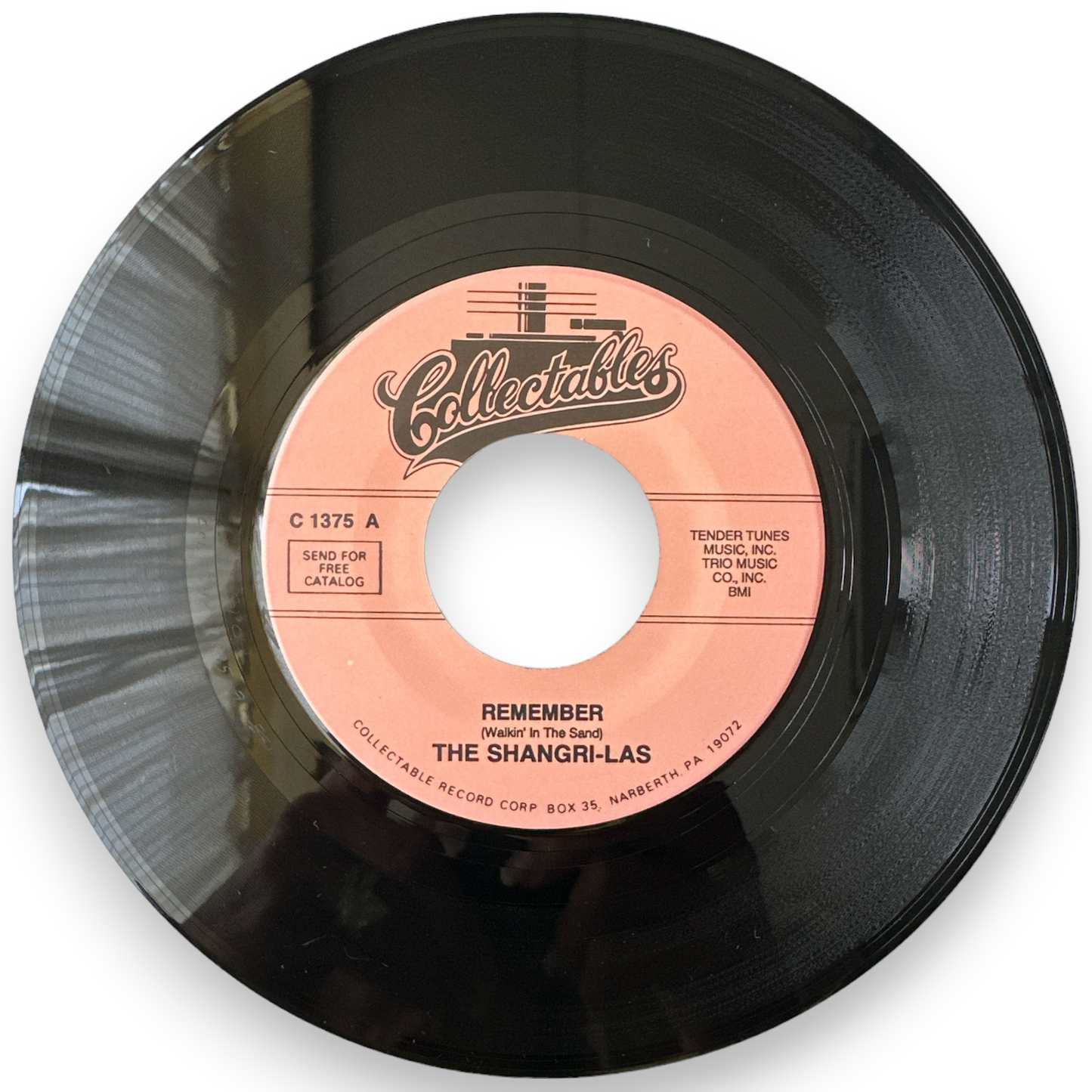 The Shangri-Las - Remember (Walking In The Sand) B/W It's Easier To Cry - 7" Single Col - 1375 (Brand New)