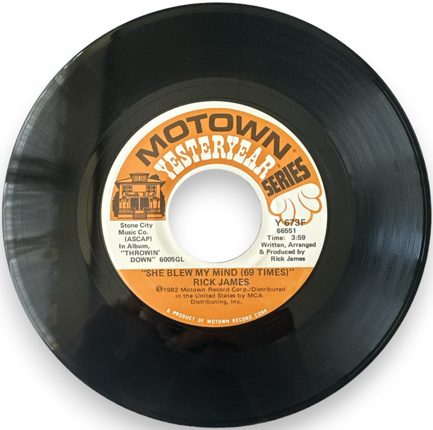 Rick James Cold Blooded / She Blew My Mind (69 Times) Motown Yesteryear 7: Single (New)