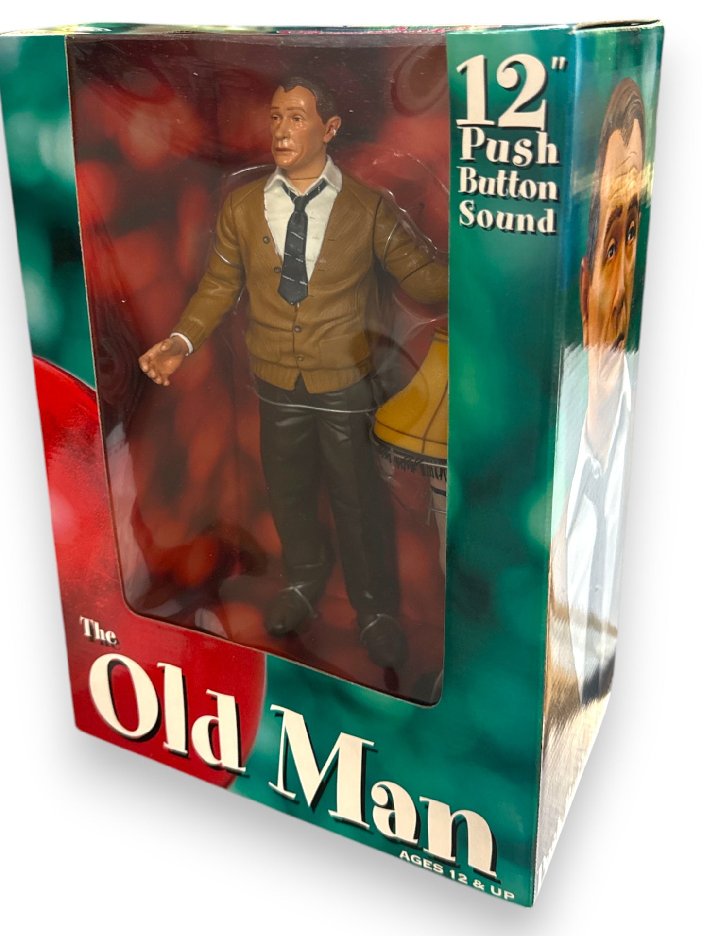 A Christmas Story 12" Action Figure -The Old Man & Leg Lamp Push Button Figure