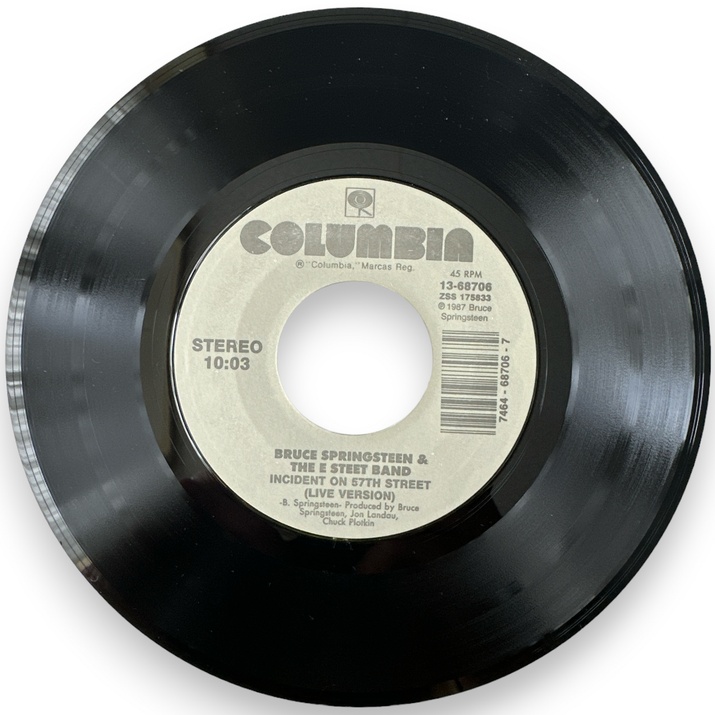 Bruce Springsteen & The E Street Band Fire / Indident On 57th Street - 7" Single (New)