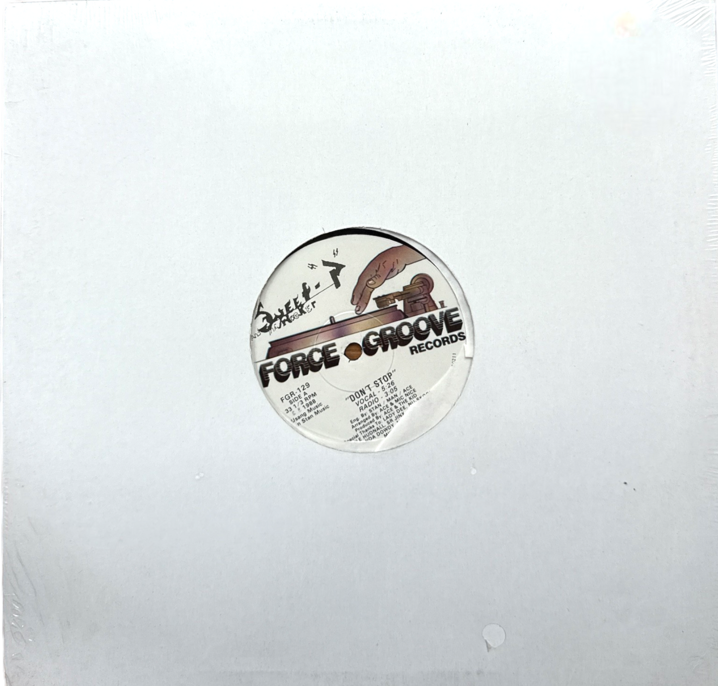 Sweet-"P" & The Rocker–Don’t Stop 12"-Vinyl Single Original 1988 Force Groove Rec. (New)