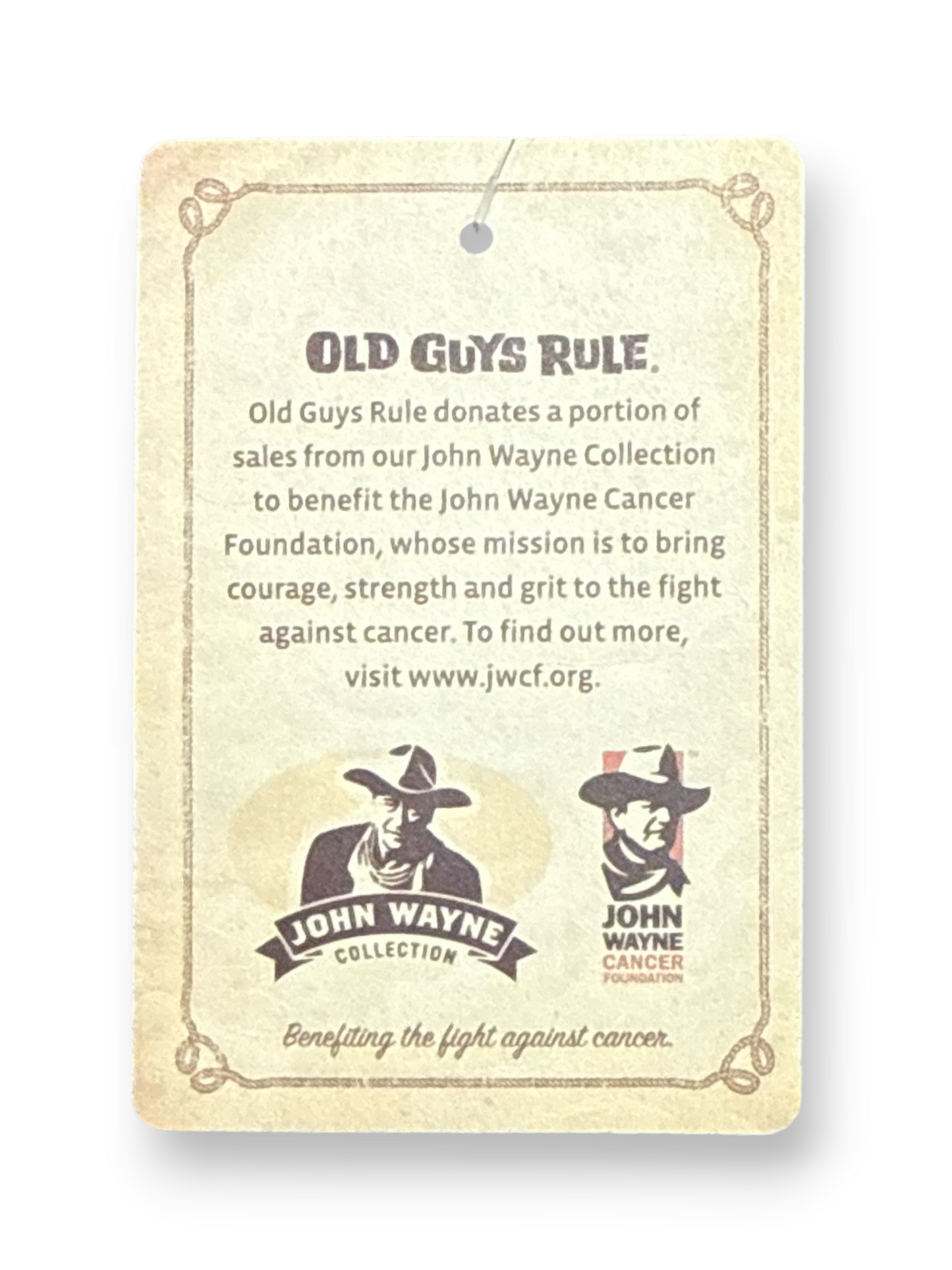 John Wayne T-Shirt –There are Some Things A Man Can't Run From Old Men Rule 100% Cotton