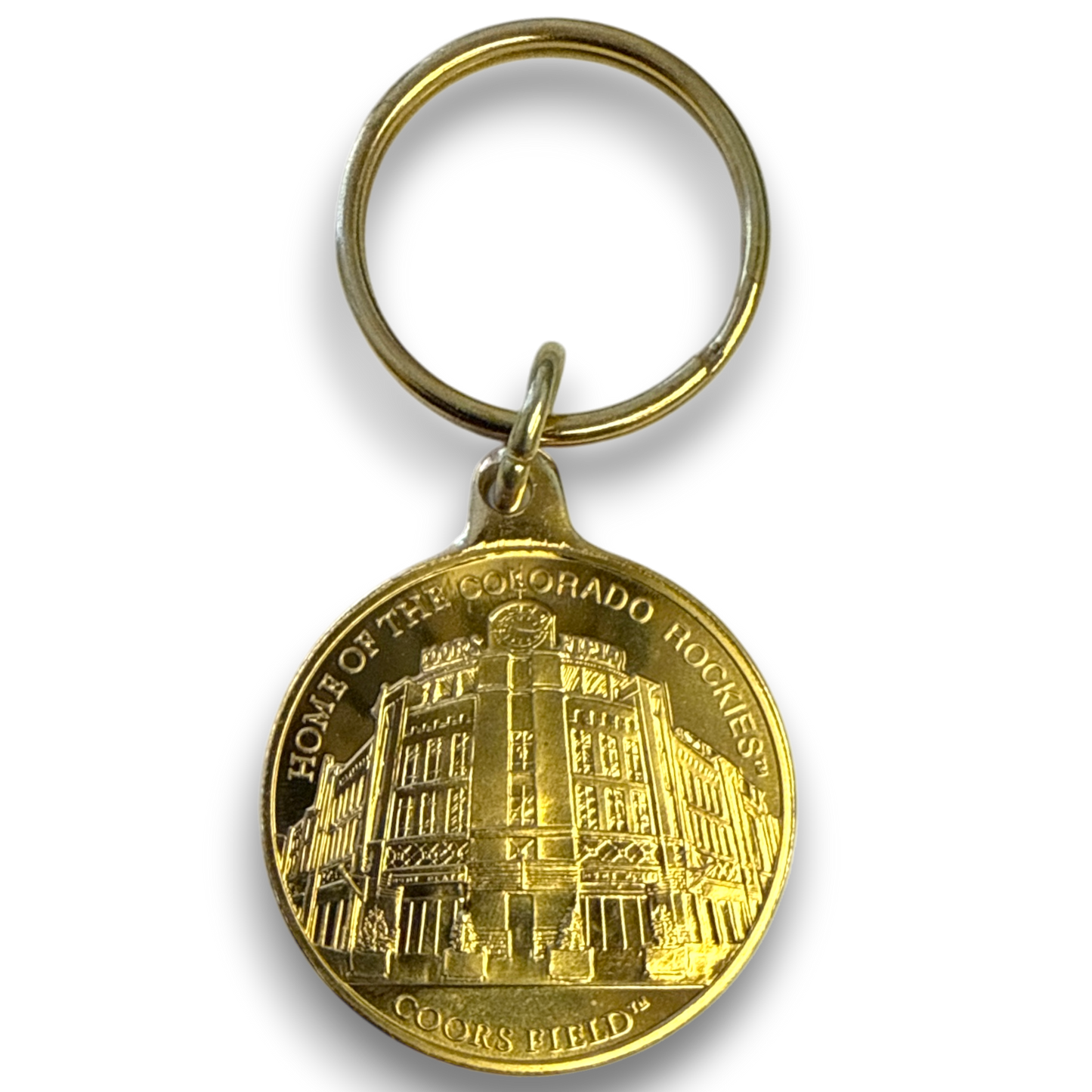 Baseball - Colorado Rockies - Bronze Key Chain