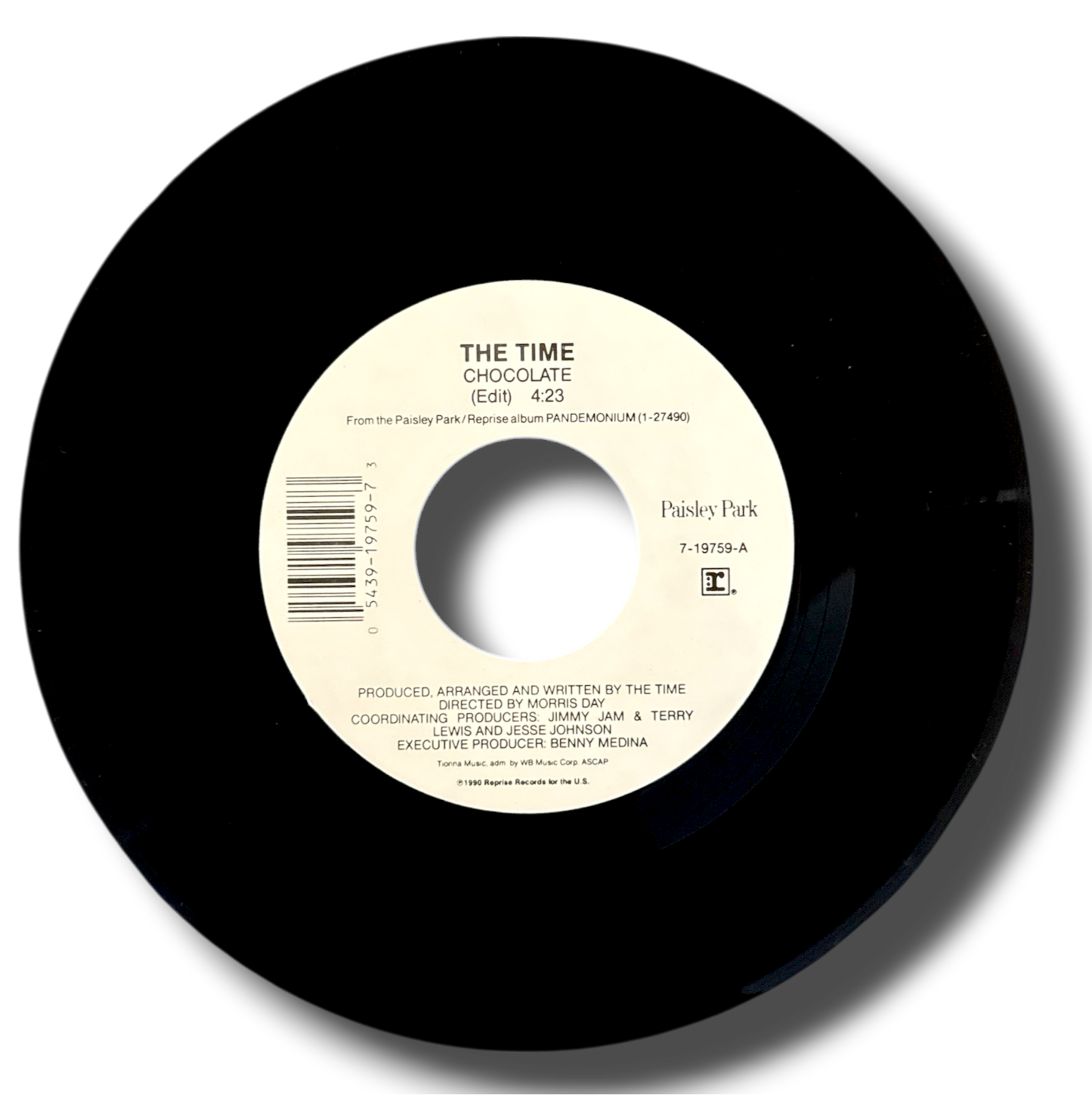 🎵 The Time – Chocolate – 7" Single – Paisley Park / Reprise