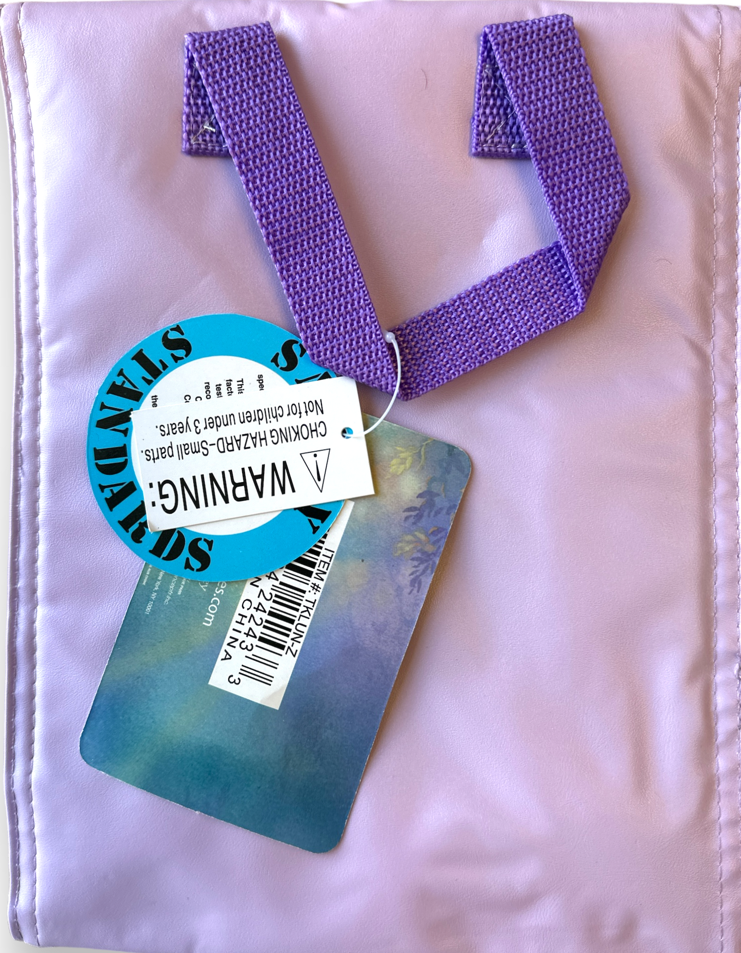 Disney Tinkerbell Purple Lunch Bag - Exceeds All Safety Commission Standards!