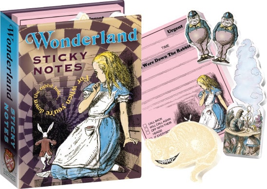 Alice in Wonderland - Sticky Notes Gift Set