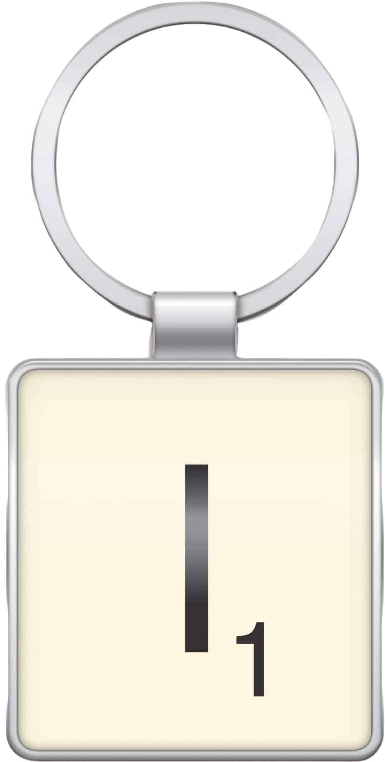 Scrabble - Keyring Letter I
