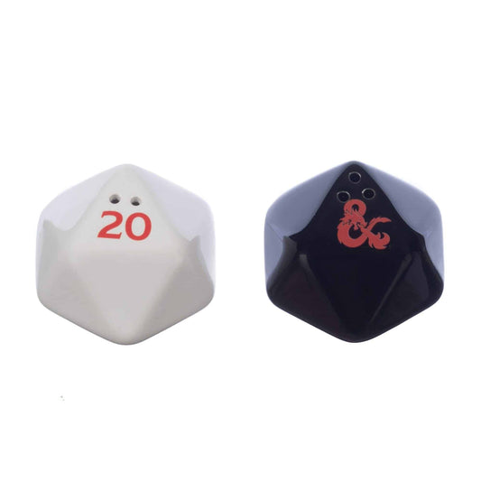 Dungeons & Dragons - Sculpted Dice Ceramic Salt & Peppers Set